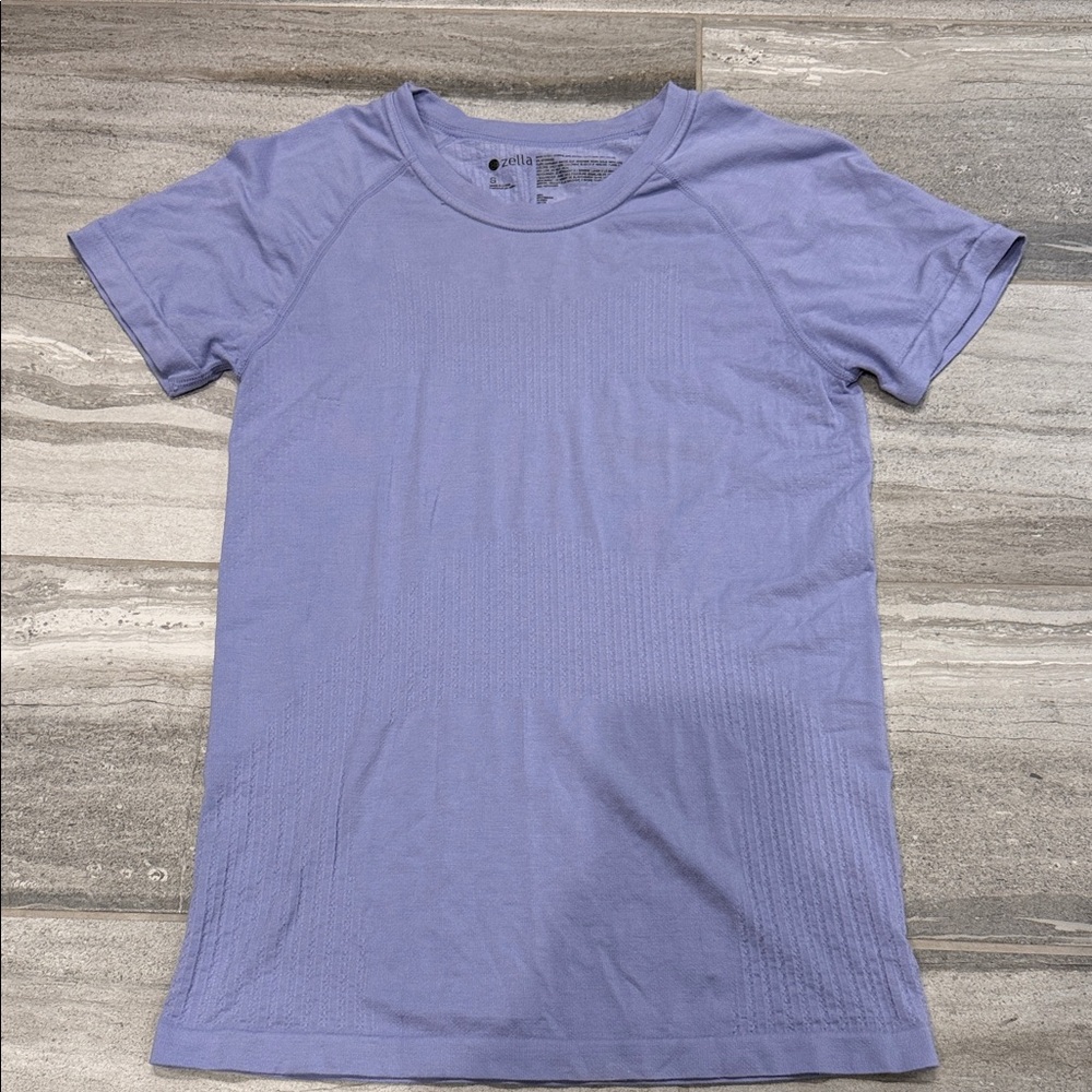 Zella Light Purple Short Sleeve Tee